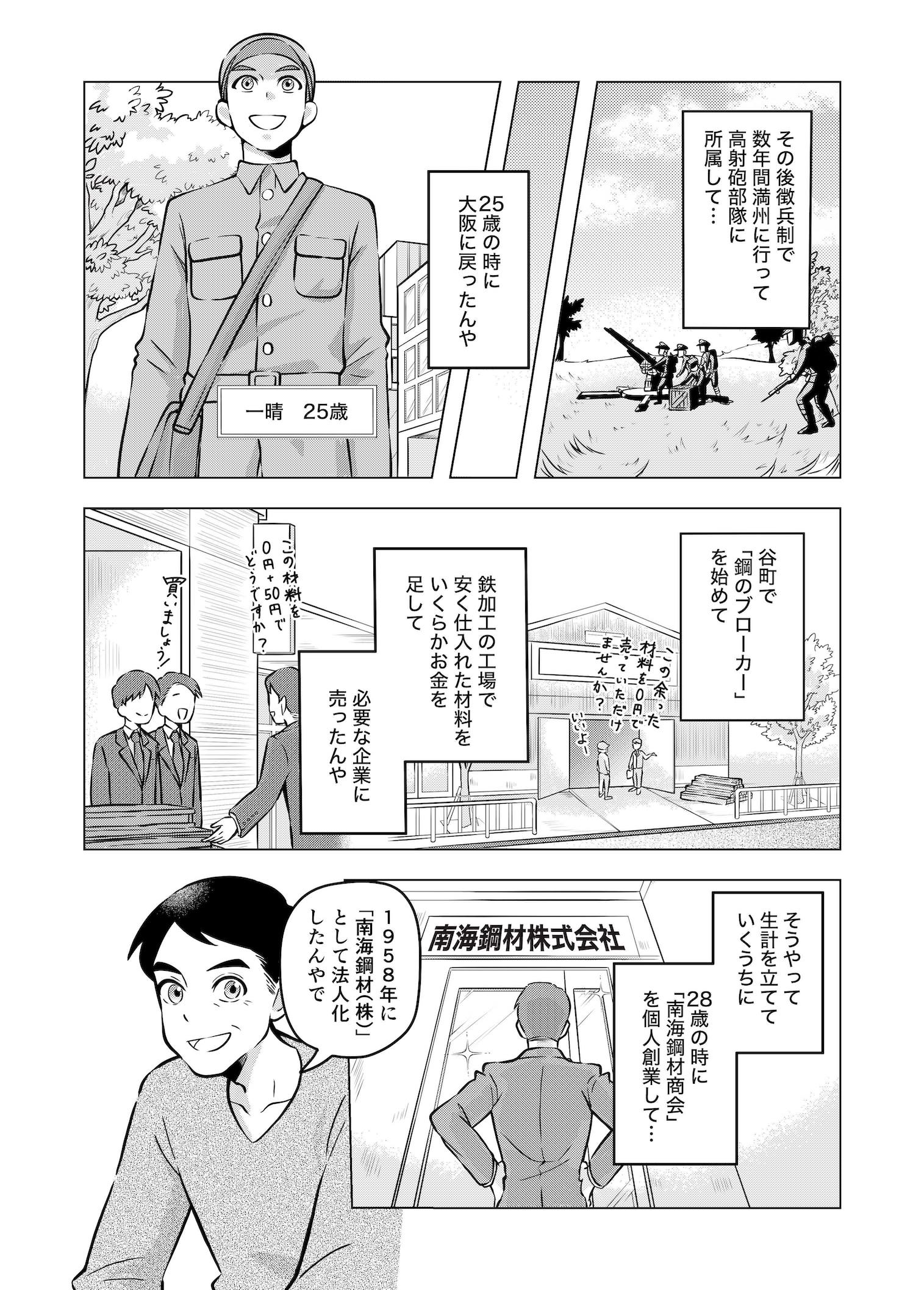 社史漫画4P